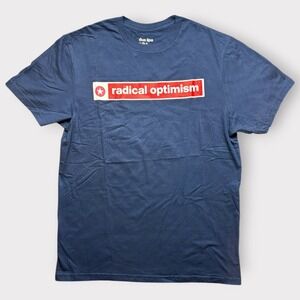 Dua Lipa Radical Optimism Navy Blue Graphic T-Shirt Mens Medium Concert Merch